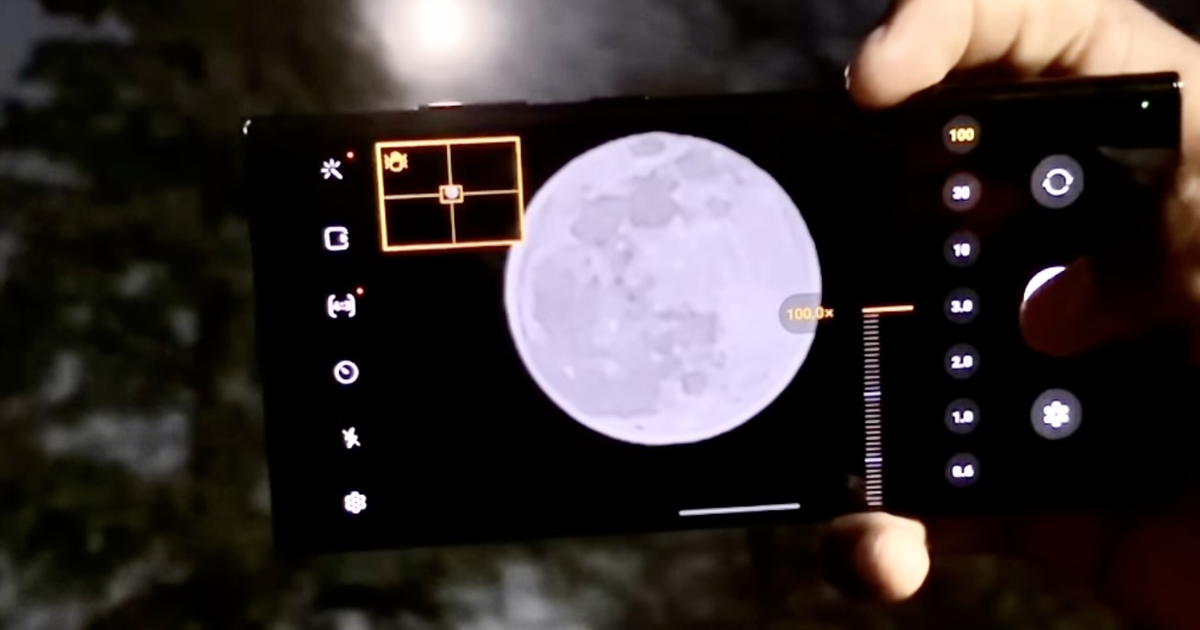 Фото Луны с Galaxy S23 Ultra удивило Илона Маска
