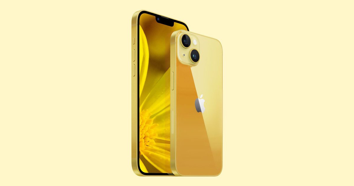 СМИ: в марте представят желтый iPhone 14
